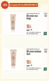 Catalogue La Vie Claire page 62: Bo-ho BB crème rose beige €13,51, Bo-ho BB crème medium doré €13,51