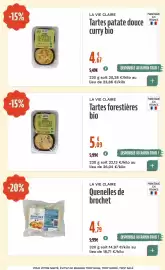 Catalogue La Vie Claire page 9: LA VIE CLAIRE Tartes forestières bio €5,09, La Vie Claire Tartes patate douce curry bio €4,67