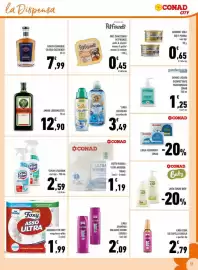 Volantino Conad City Pagina 13: Carta igienica ultra morbida Conad €1,19, Sapone disinfettante Parafarmacia Conad €1,25