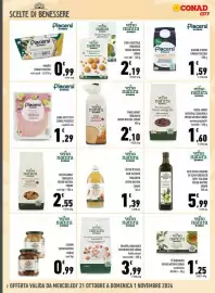 Volantino Conad City Pagina 2: Pasta Kamut Verso Natura €2,55, Album d'uovo Conad Piacersi €1,59