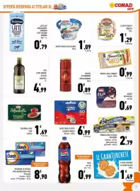 Volantino Conad City Pagina 7: Il Frantolio Carapelli €4,99, Cialde crema e gusto classico Lavazza €6,99