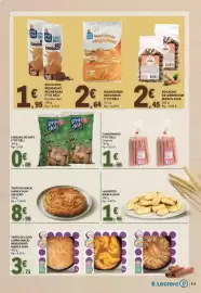 Folheto E.Leclerc Página 11: Lingua de gato p'tit déli €0,69, Madalenas redondas p'tit déli €2,64