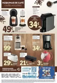 Folheto E.Leclerc Página 16: Máquina de café dolce gusto piccolo xs krups €49,90, Máquina de café mini delta q €34,99