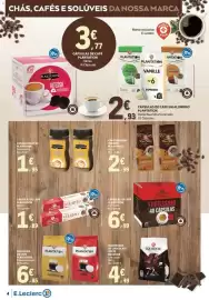 Folheto E.Leclerc Página 4: Cápsulas de café plantation fortíssimo €6,99, Cápsulas de café plantation intenso €3,77