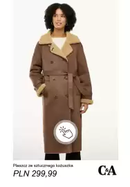 C&A gazetka tydzień 44 Strona 4: Płaszcz ze sztucznego kożuszka C&A €299,99