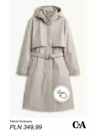 C&A gazetka tydzień 44 Strona 6: Trencz funkcyjny C&A €349,99
