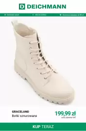 Deichmann gazetka tydzień 44 Strona 11: GRACELAND Botki sznurowane €199,99