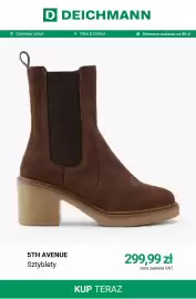 Deichmann gazetka tydzień 44 Strona 3: 5TH AVENUE Sztyblety €299,99