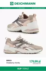 Deichmann gazetka tydzień 44 Strona 7: Darmowy zwrot D DEICHMANN Click & Collect Darmowa dostawa od 99 zł Bench BENCH