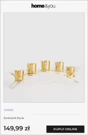 Home&You gazetka tydzień 44 Strona 5: Świecznik Paula €149,99