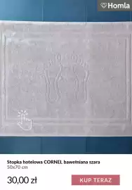 Homla gazetka tydzień 44 Strona 5: Homla Stopka hotelowa CORNEL bawełniana szara 50x70 cm 30,00 zł KUP TERAZ