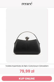 Renee magazyn tydzień 44 Strona 10: Torebka Kopertówka do Ręki z Cyrkonowym Zatrzaskiem €79,99