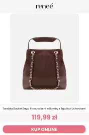 Renee magazyn tydzień 44 Strona 2: Torebka Bucket Bag z Przeszyciami w Romby z Rączką i Uchwytami €119,99