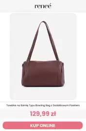 Renee magazyn tydzień 44 Strona 8: Torebka na Ramię Typu Bowling Bag z Dodatkowym Paskiem €129,99