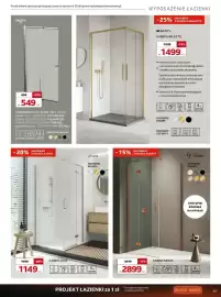 Komfort gazetka Strona 49: Kabiny Jota Cersanit €1.149,00, Kabiny Nesta €2.899,00
