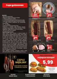 Szyneczka gazetka Strona 2: Kabanos wieprzowy długie €2,89, Kiełbasa Węgierska €2,99