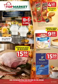Top Market PSS Zgoda gazetka Strona 1: Twaróg Sernikowy President €9,99, Ciastka Hit Bahlsen €4,49