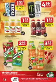 Top Market PSS Zgoda gazetka Strona 12: Napój Tymbark Wybrane Rodzaje €2,99, Sok Kubuś TRUS-KAWKA €3,99