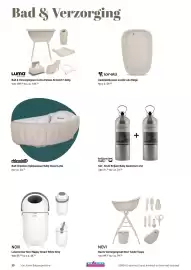 Van Asten BabySuperstore folder Pagina 30: Bad & Verzorgingsset Novi Tubby Taupe €79,99, Kruik Briljant Baby Aluminium €23,00