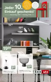XXXLutz Prospekt Seite 1: Ambia Sanduhr €9,99, Ambia Obstschale €11,99