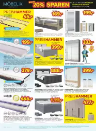 Möbelix Prospekt woche 44 Seite 2: Sembella Matratze €444,00, Primatex Lattenrost €44,00