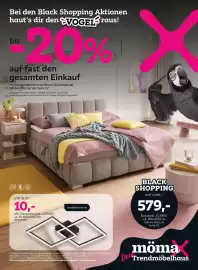 Mömax Flugblatt woche 44 Seite 1: Bei den Black Shopping Aktionen haut's dir den VOGEL raus! bis *VOGEL-raus! 20% auf fast