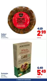 Makro folder week 44 Pagina 10: Ponthier whole chestnuts €5,49, Biomaja Sukkari dadels €2,99