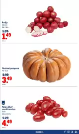 Makro folder week 44 Pagina 11: Muskaat pompoen €3,49, Metro Chef snacktomaten €4,49