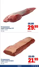 Makro folder week 44 Pagina 5: Paraguayaanse Angus runderstriploin €21,99, Paraguayaanse Angus runderhaas 3/4 €29,99