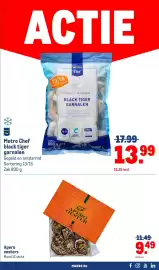 Makro folder week 44 Pagina 9: Metro Chef black tiger garnalen €13,99, Apero oesters €9,49