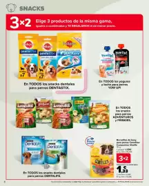 Folleto Carrefour Página 8: Carrefour Companino Vitalife Grill's bocaditos de buey para perros €1,33