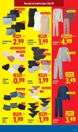 Folleto Ocine Página 3: Esmara - camiseta sin costuras €1,49, Esmara - culottes €1,99
