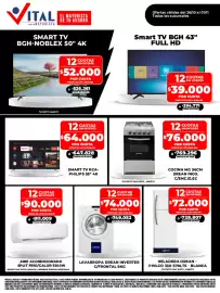 Catálogo Supermayorista Vital semana 44 Página 1: Dream heladera €72.000,00, Television €52.000,00