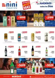 Catálogo Nini Mayorista semana 44 Página 17: Imperial cerveza lata golden €2.999,00, Gancia americano €3.729,00