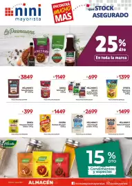 Catálogo Nini Mayorista semana 44 Página 24: Savora mostaza doy pack €1.449,00, Danica ketchup dp €1.149,00