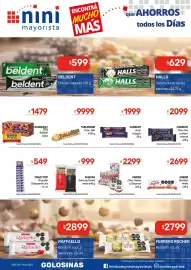 Catálogo Nini Mayorista semana 44 Página 33: Cadbury yoghurt frutilla €1.999,00, Muecas barra de cereal varios €999,00