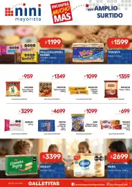 Catálogo Nini Mayorista semana 44 Página 38: Edra galletita dulces surtidas €1.099,00, Traviata kesitas/ rex crackers €699,00