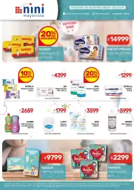 Catálogo Nini Mayorista semana 44 Página 6: J&J toalla húmeda milk €4.399,00, Estrella algodón €1.299,00
