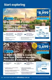 ALDI catalogue Page 28: 16 Day Fly, Stay & Cruise Exclusive River Cruise Discovery Bucharest, Budapest & Prague €8.999,00
