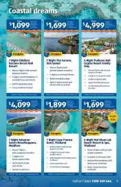 ALDI catalogue Page 9: Escapes 7 Night Adaaran Select Meedhupparu, Maldives €4.099,00
