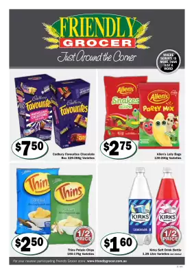 Friendly Grocer (valid until 27-10)