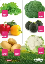 Save catalogue Page 6: Parsley Bunch R5000 Robot Peppers R24.999 Potatoes 10kg Potatoes 7kg R7999 R5999 save hyper Broccoli