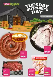 Save catalogue Page 8: save hyper Bulk Stewing Beef R109,99 P/KG TUESDAY BUTCHER'S DAY CHAMPION CHILLI BOEREWOR Save Hyper