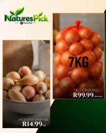 Take 'n Pay catalogue Page 13: NaturesPick Pickled Onions €14,99