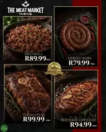 Take 'n Pay catalogue Page 22: Heroes Wors €79,99, BEEF MINCE €89,99