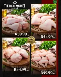 Take 'n Pay catalogue Page 27: TNP FROZEN DRUMSTICKS €59,99, TNP FROZEN THIGHS €44,99