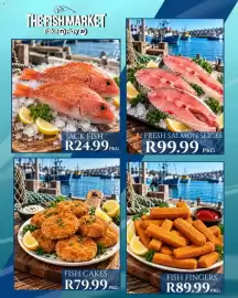 Take 'n Pay catalogue Page 37: Fish Fingers €89,99, Fish Cakes €79,99