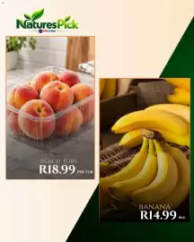 Take 'n Pay catalogue Page 5: NaturesPick Take Pay PEACH TUBS R18.99 PER TUB BANANA R14.99 PKG