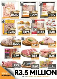 OBC Meat & Chicken catalogue Page 3: Country Range Chicken Drumsticks €299,00, Country Range Chicken Mixed Portions €155,00