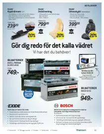 Thansen reklamblad Sida 11: RAZE Sätesskydd i lammskinn €399,20, RAZE Stolsöverdrag €799,20